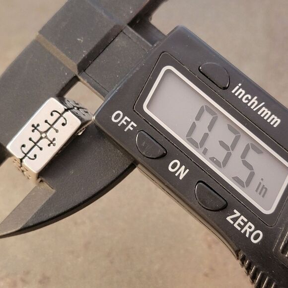 Konstantino Sterling Symbol Pattern Signet Ring - Picture 10 of 10